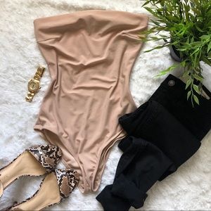 ‼️SOLD‼️ Fashion Nova Nude Bodysuit